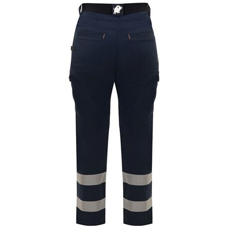 TROUSER WOMEN'S LIGHTWEIGHT STRETCH POLYCOTTON NAVY TAPED